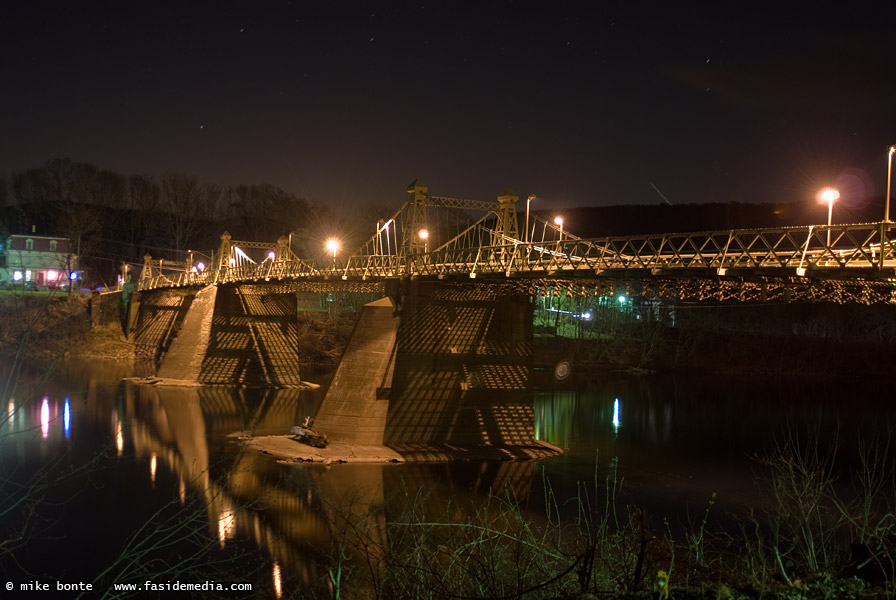 Riegelsville Bridge Night