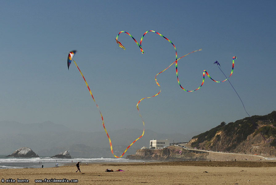 Kite Flying At Pacific Beach