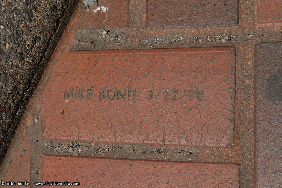 Mike's Brick At The Golden Gate Bridge