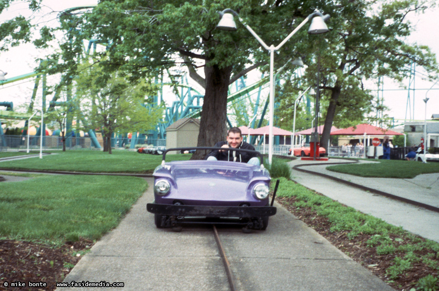 Mark In His Corvette