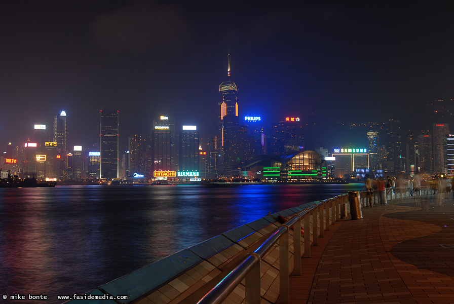 Hong Kong Central Skyline