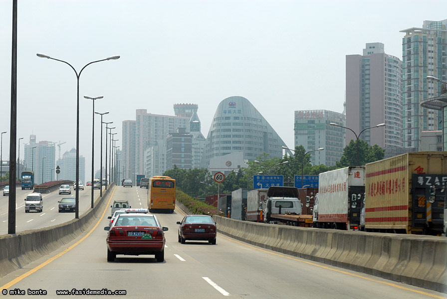 Freeway Into Shenzhen