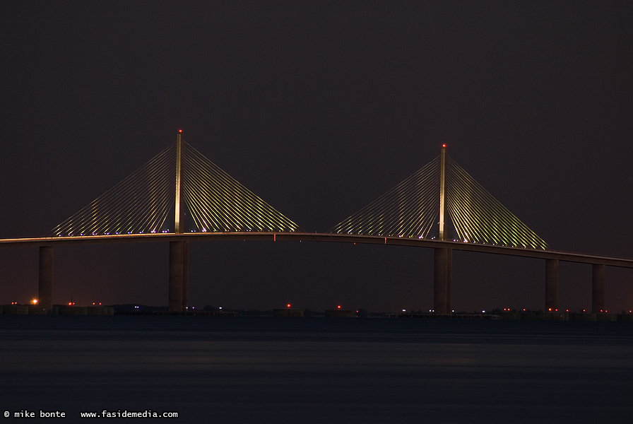 Sunshine Skyway Night