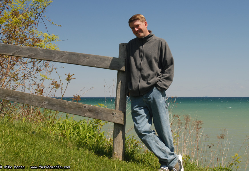 Mike At Grimsby Beach