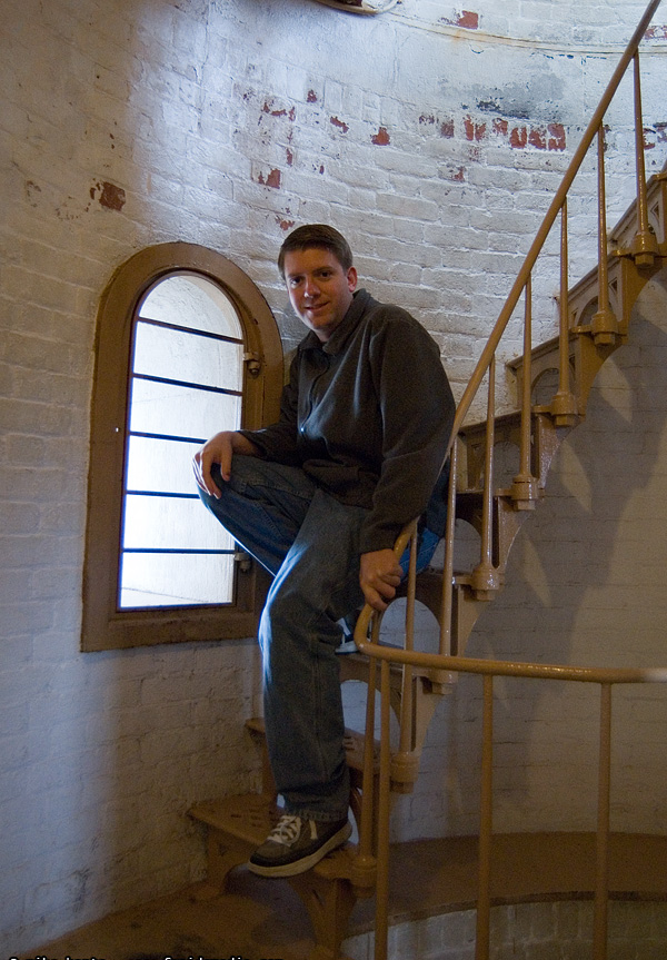 Mike On Tiny Stairs
