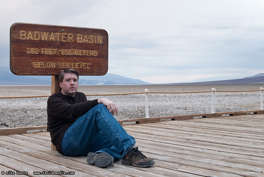 Mike At Badwater Basin