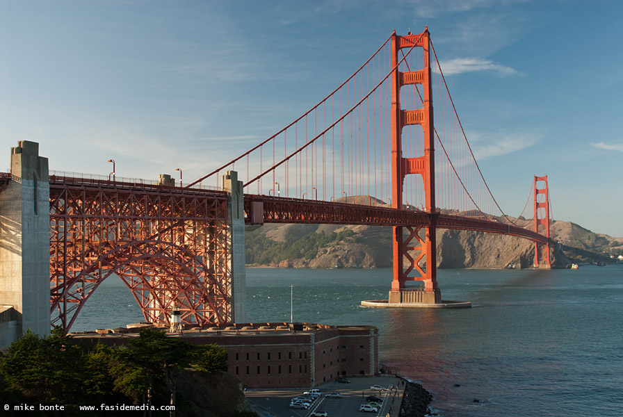 Golden Golden Gate Bridge