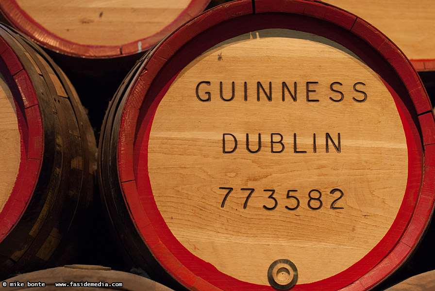 Guiness Brewery Oak Barrel