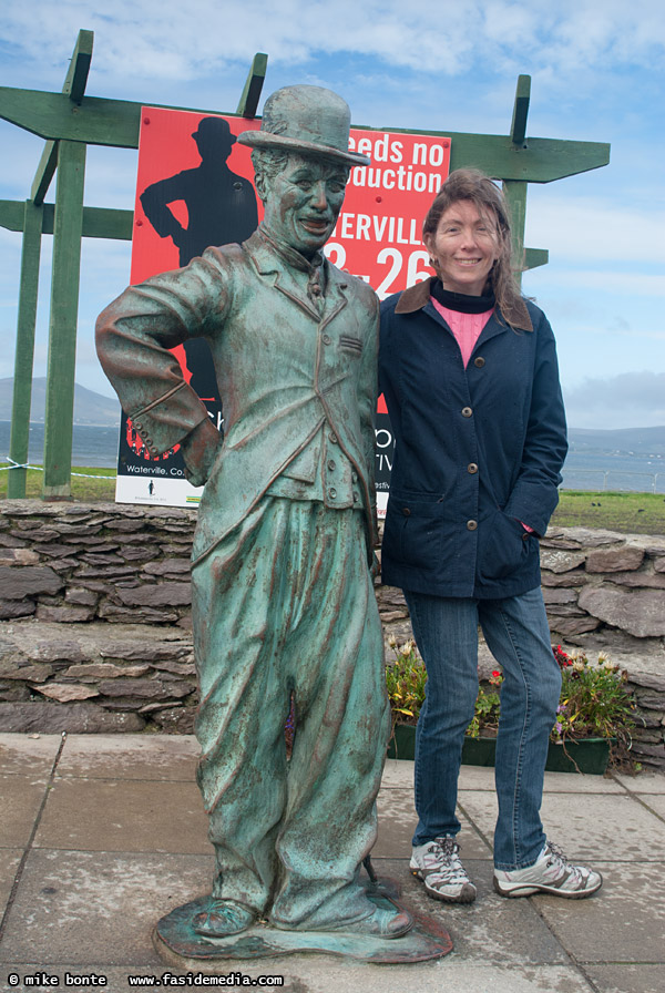 Maureen With Charlie Chaplin