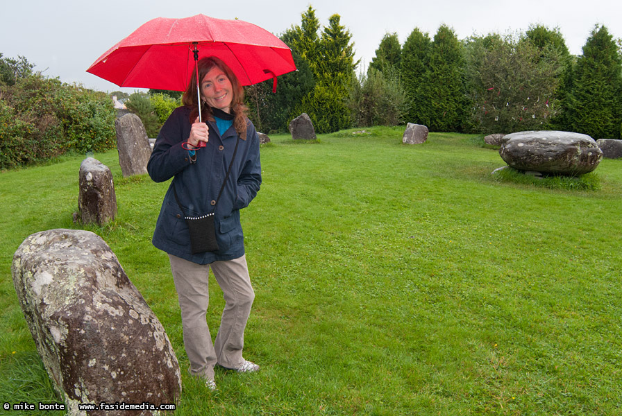 Maureen At Ancient Stone Circle
