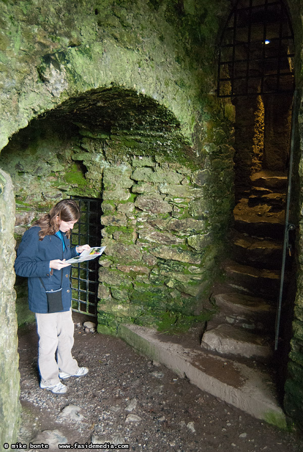 Maureen In Blarney Castle Dungeons