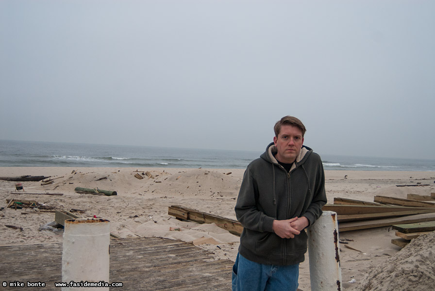 Mike at Lavallette Boardwalk, Reese Ave.