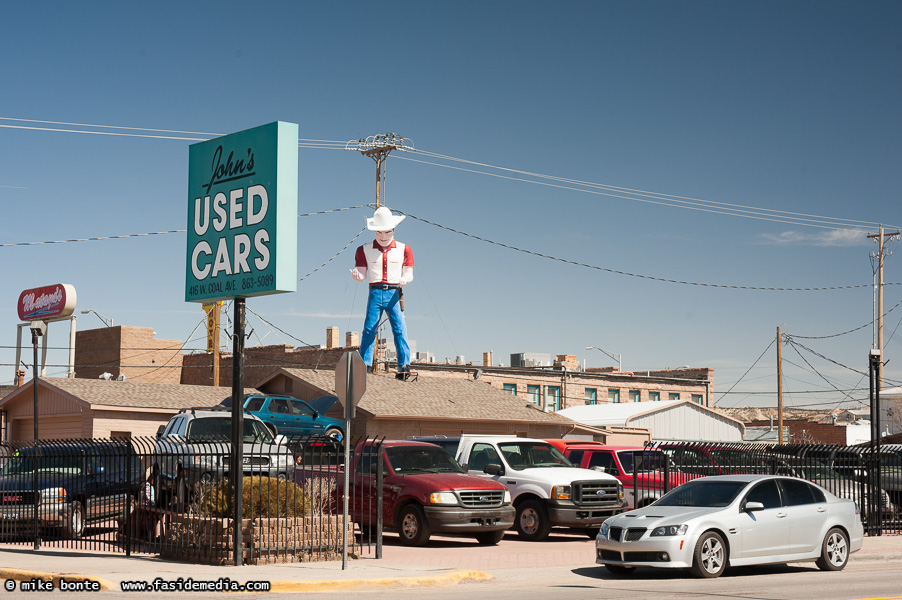 Gallup Used Car Muffler Man