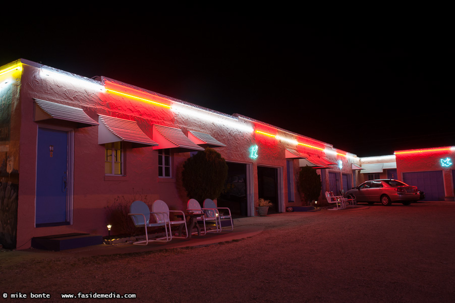 Night Time At The Blue Swallow