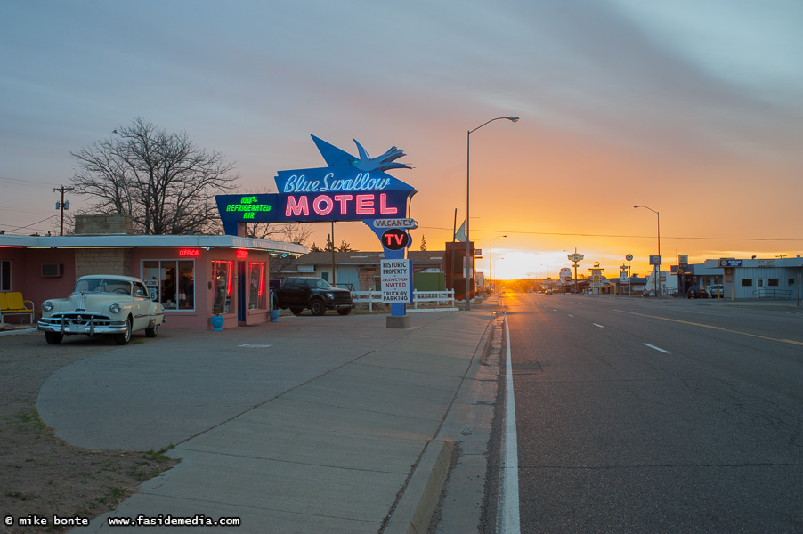 Route 66 Into The Sunrise