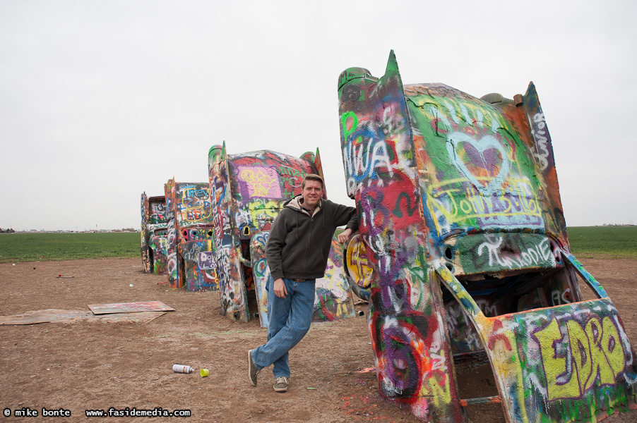 Mike At Cadillac Ranch