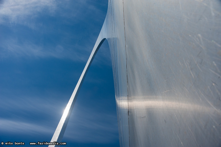 North Leg Of Gateway Arch