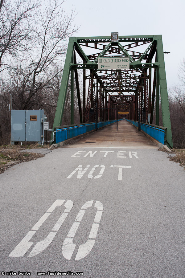 Chain Of Rocks Bridge - Illinois Approach
