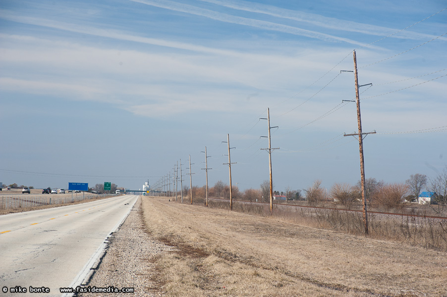 Old Route 66 Telephone Poles