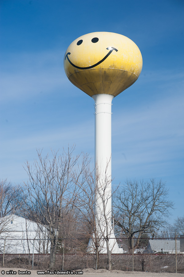 Smiling Water Tower in Atlanta