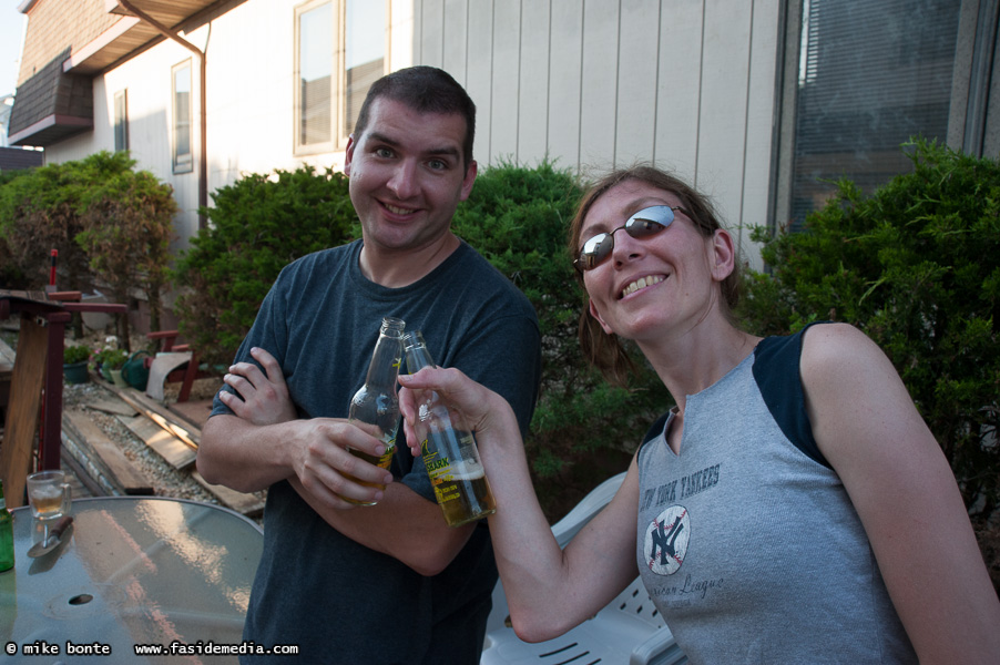 Mark & Maureen Toast To The Shore