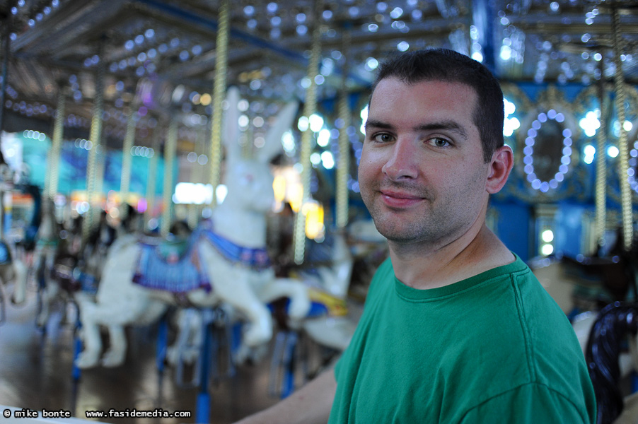 Mark At The Carousel