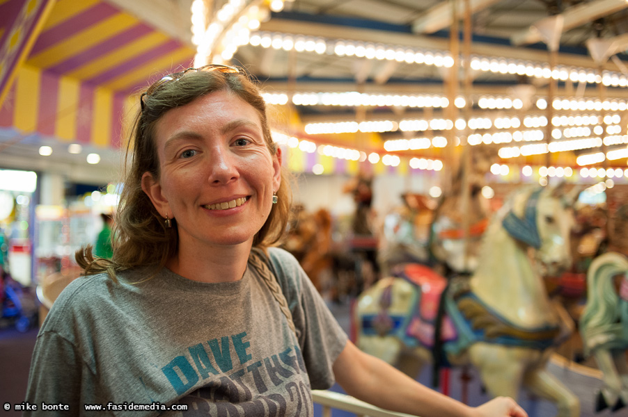 Maureen On The Carousel