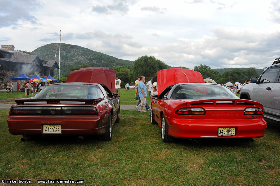 The Camaro SS and Steve's Trans Am