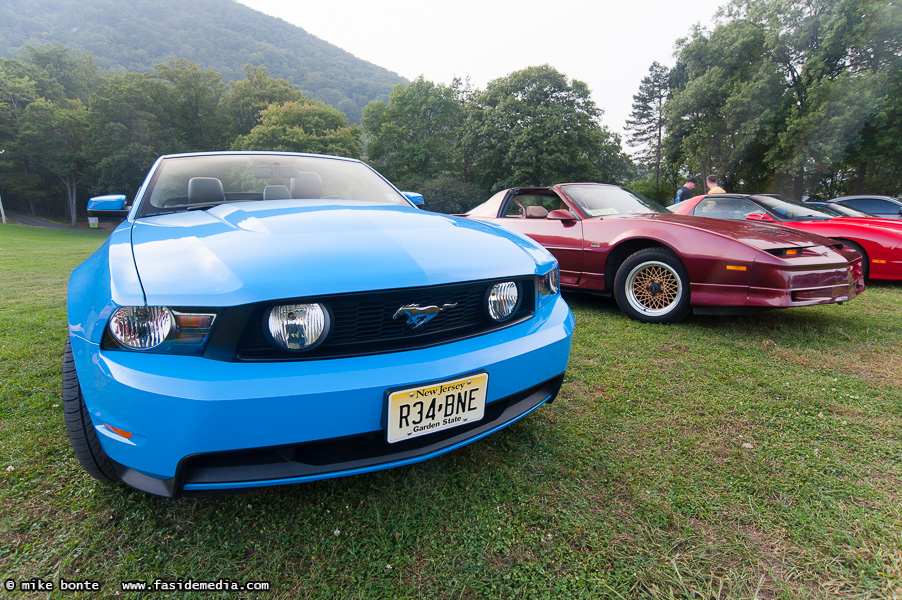 Maureen's Mustang and Steve's Trans Am