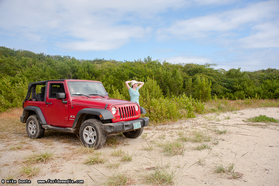 Maureen and the Jeep