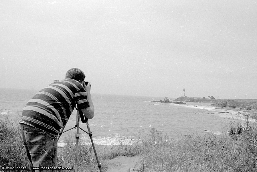 Mike at Pigeon Point Lighthouse