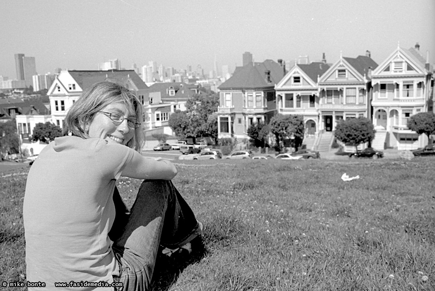 Maureen at Alamo Square