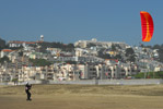 Kiteboarding At Pacific Beach