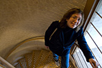 Maureen On Lighthouse Stairs