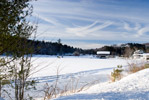 Little Squam Lake Winter Scene