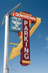 Gallup Downtown Parking Sign