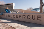 Maureen On The Albuquerque Sign