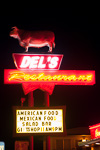 Del's Restaurant Neon