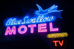 Blue Swallow Motel Neon