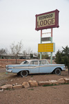 Redwood Lodge Motel Sign