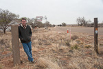 Mike At NM/TX Border Marker