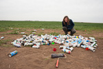 Spent Spray Cans At Cadillac Ranch