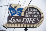 Luna Caf Sign