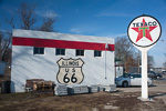 Restored Texaco Gas Station, Route 66, Lincoln