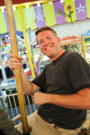 Mike Rides The Carousel!