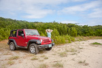 Maureen and the Jeep